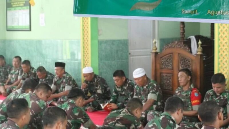 Jelang HUT RI ke 79, Kodim 1015/Sampit Gelar Doa Bersama