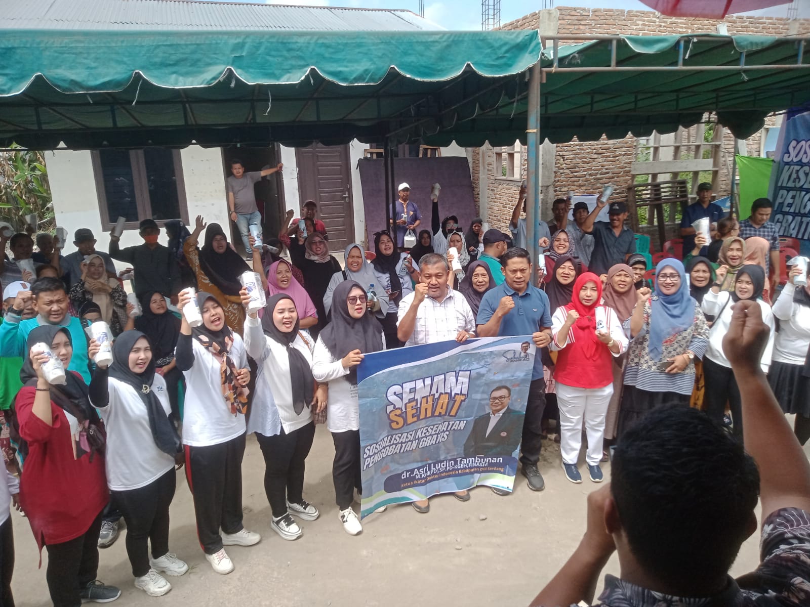 Sahabat bang Aci Adakan Sosialisasi Kesehatan Dan Pengobatan Gratis Di Desa Buntu Bedimbar Tanjung Morawa