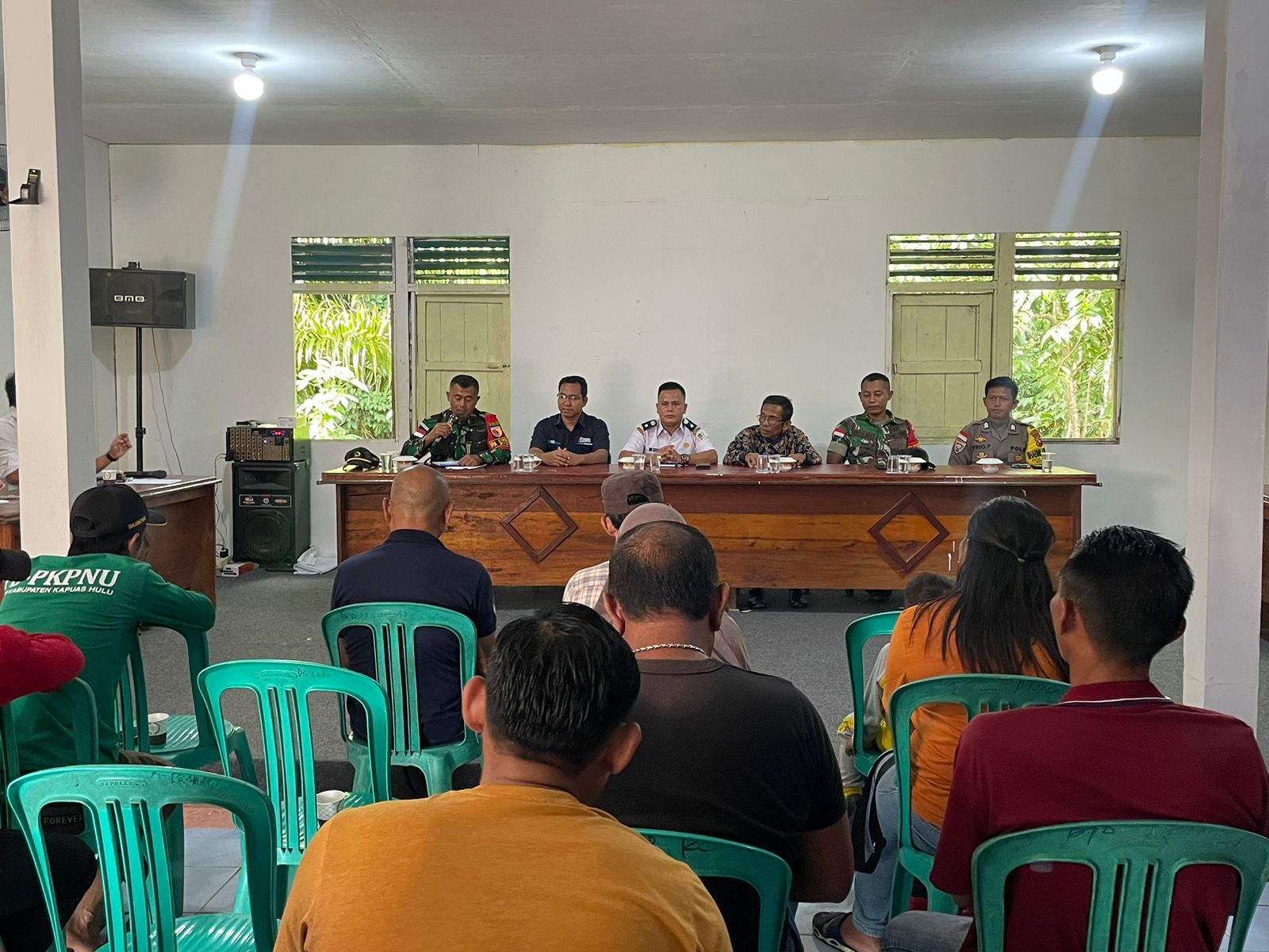 Satgas Yonzipur 5/ABW Hadiri Rapat Pembentukan Panitia Lomba HUT ke – 79 Kemerdekaan Republik Indonesia