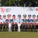 KAPOLRES KOBAR HADIRI UPACARA PENGIBARAN BENDERA MERAH PUTIH DALAM RANGKA HUT Ke – 79 REPUBLIK INDONESIA