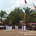 Upacara Bendera HUT RI Ke-79 Dengan Tema Mari Kita Junjung Tinggi Semboyan Bhinneka Tunggal Ika