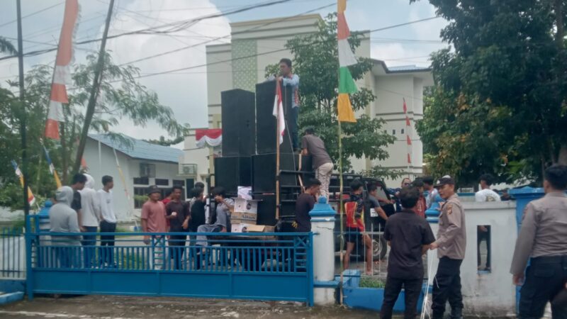 Gerakan Mahasiswa Pemuda Deli Serdang (GMP-DS) Lakukan Aksi Demo Damai