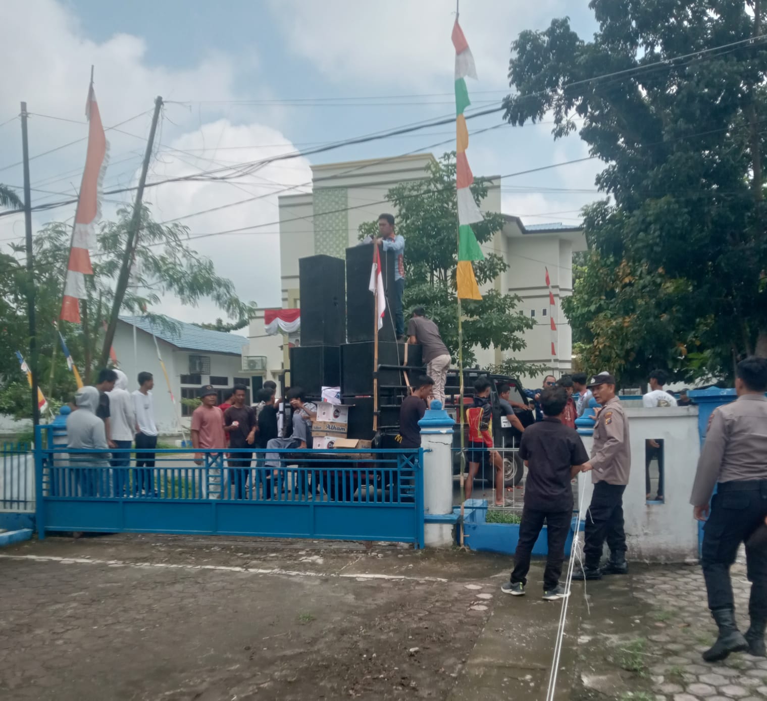 Gerakan Mahasiswa Pemuda Deli Serdang (GMP-DS) Lakukan Aksi Demo Damai