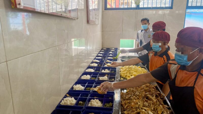 Lapas Sampit Pastikan Makanan Warga Binaan Pemasyarakatan (WBP) Tersaji Dengan Baik