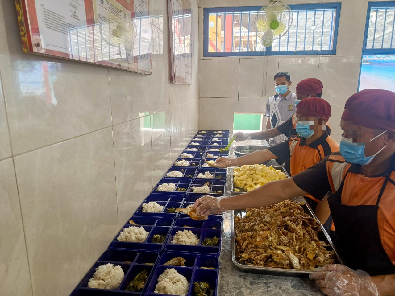 Lapas Sampit Pastikan Makanan Warga Binaan Pemasyarakatan (WBP) Tersaji Dengan Baik