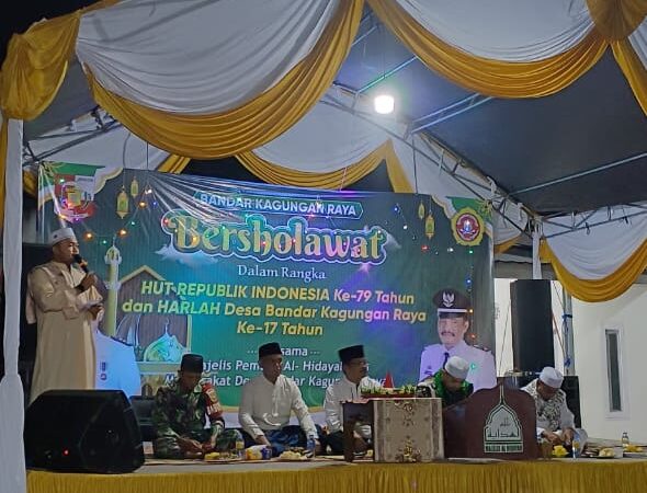 Dalam Rangka HUT REPUBLIK INDONESIA Ke-79 Tahun Dan Harlah Desa Bandar Kagungan Raya Ke-17 Tahun Mengadakan Tasyakuran