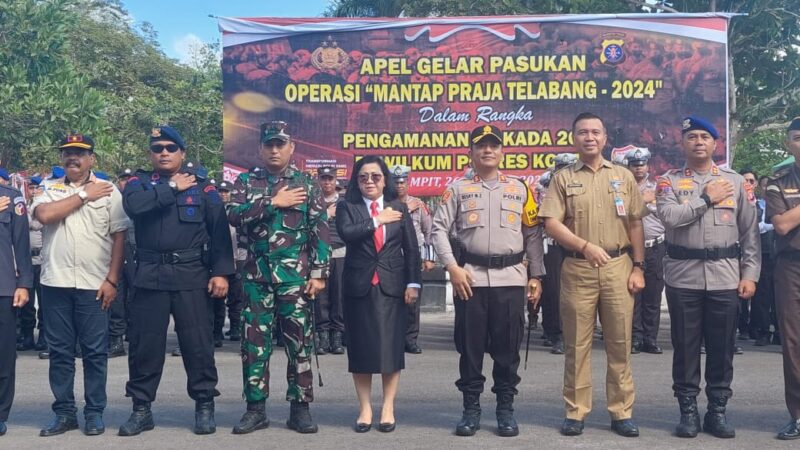 Komandan Kodim 1015/Sampit Hadiri Apel Gelar Simulasi Sispamkota, Jelang Pilkada Serentak Ta 2024 di Kabupaten Kotim