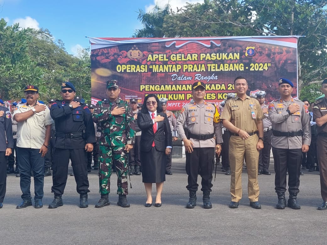 Komandan Kodim 1015/Sampit Hadiri Apel Gelar Simulasi Sispamkota, Jelang Pilkada Serentak Ta 2024 di Kabupaten Kotim