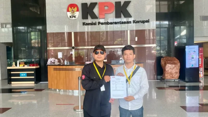 Atas Dugaan Korupsi Pengadaan Tanah Dispendikbud Sidoarjo, KMSS Melaporkan ke KPK.