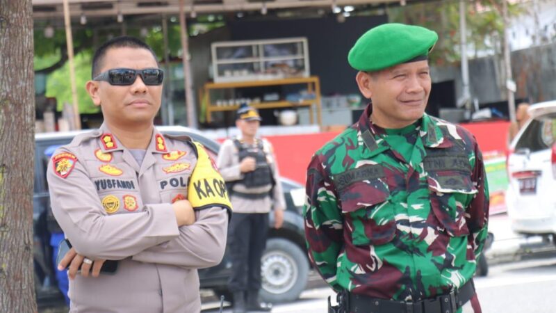 Kapolres Kobar Cek Dan Pantau Sitkamtibmas Selama Pendaftaran Cabup di KPUD