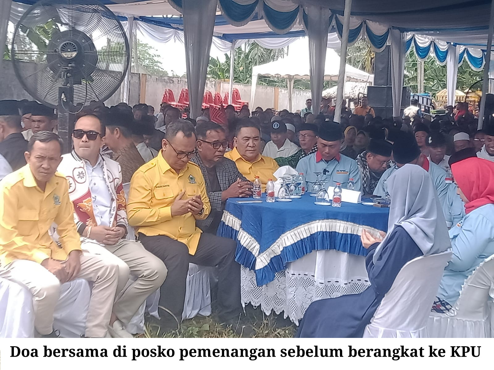 dr.H.ASRI LUDIN TAMBUNAN & LOM LOM SUWONDO Resmi Mendaftar Ke KPU Deli Serdang