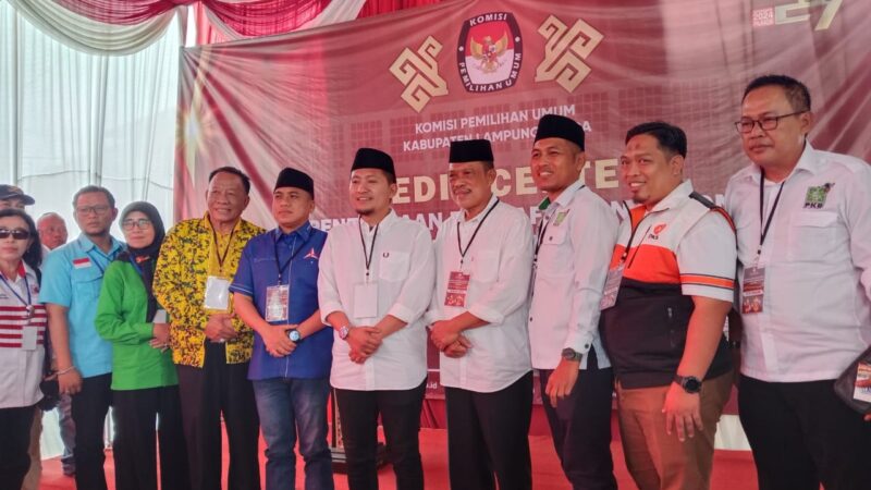 Hingga Hari Terahir Pendaftaran, Hanya Diikuti 2 Paslon Yang Daftar Di KPU Lampung Utara