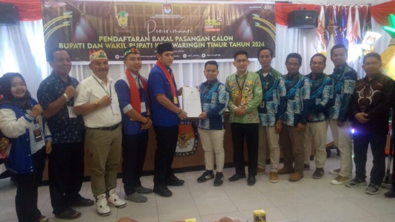 M. Rudini Darwan Ali Dan Paisal Damarsing Resmi Mendaftar di KPU Kotawaringin Timur