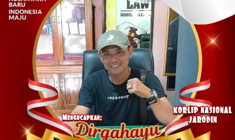 Ucapan Dirgahayu RI Ke-79 Tahun 2024, Korlip Nasional/ KA Biro Brebes Jawa Tengah Berita Umum Nasional INDOPERS.