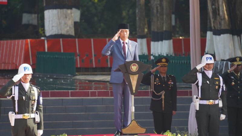 Kasad Dampingi Presiden Jokowi Peringati Kesaktian Pancasila di Monumen Lubang Buaya