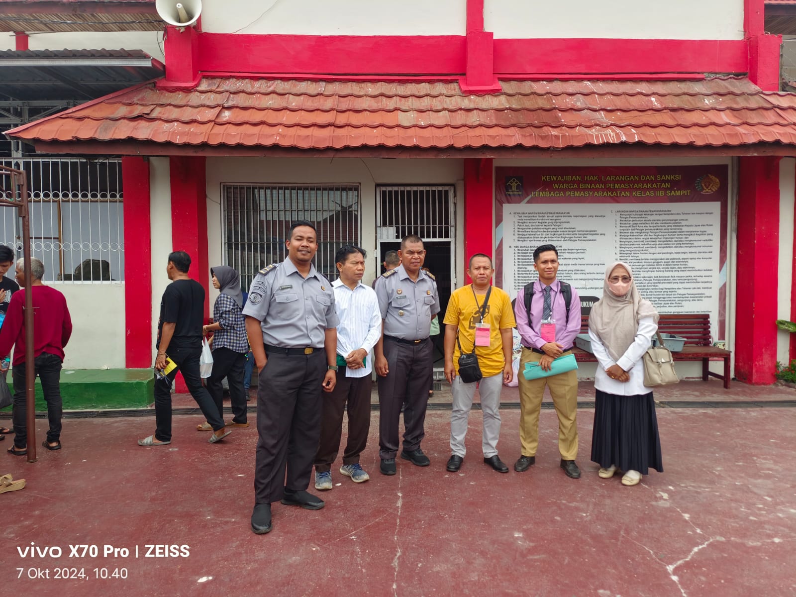 Sambangi Lapas Sampit, PPS Kelurahan Sawahan Cek Kesiapan TPS Khusus