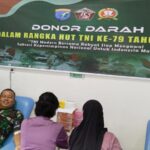 Wujud Kepedulian, Anggota Jajaran Koramil Kodim 1016/Plk Laksanakan Donor Darah