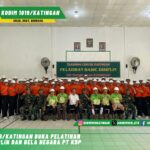 Kasdim 1019/Katingan Buka Pelatihan Basic Disiplin dan Bela Negara PT. KDP