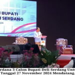 Debat Perdana 3 Calon Kandidat Bupati Deli Serdang di Dominasi dr.H.Asri Ludin Tambunan No Urut 02