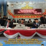 Pj. Bupati Lampung Utara Hadiri Pelantikan Ketua Dan Wakil Ketua DPRD Kabupaten Lampung Utara