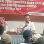 Kepala Disnakertrans Tulungagung Hadir Langsung Dalam Sosialisasi Manfaat BPJS Ketenaga Kerjaan Bagi Pekerja Bukan Penerima Upah