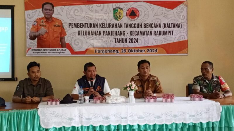 Babinsa Hadiri Pembentukan Kelurahan Tangguh Bencana