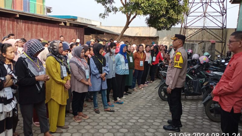 Kapolres Lampung Utara Pantau Langsung Pengamanan Pelipatan Surat Suara Pilkada 2024