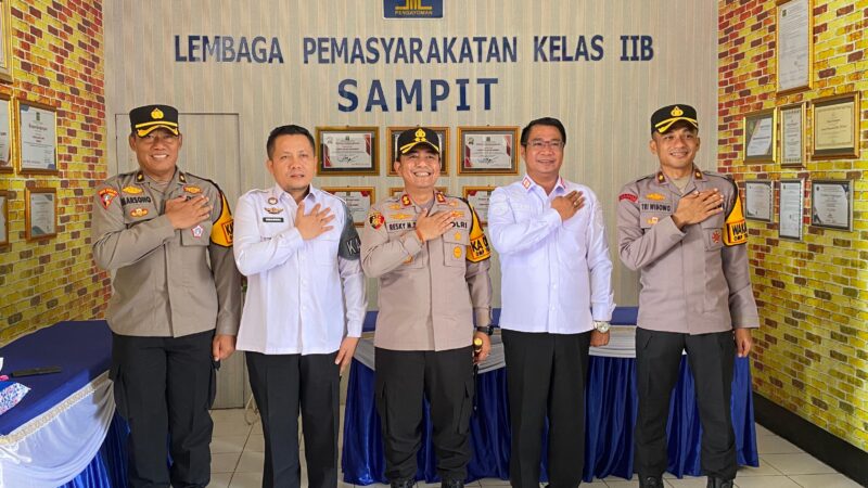 Lapas Sampit terima Kunjungan dari Kepolisian Resor Kotawaringin Timur