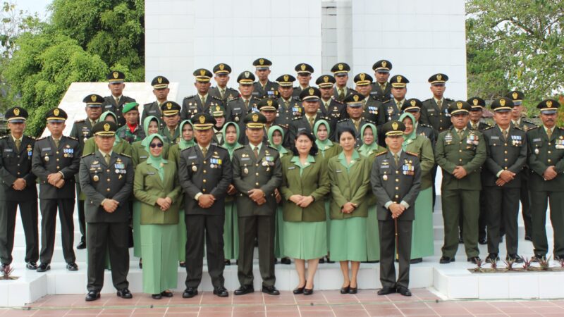 Dalam Rangka HUT TNI-79, Anggota Kodim 1016/Plk Mengikuti Upacara Ziarah Nasional