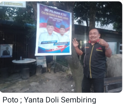 Humas Pemuda Merga Silima (PMS) Lubuk Pakam Yanta Doli Sembiring “Siap Menangkan AYS/BSA Jadi Bupati Deli Serdang”