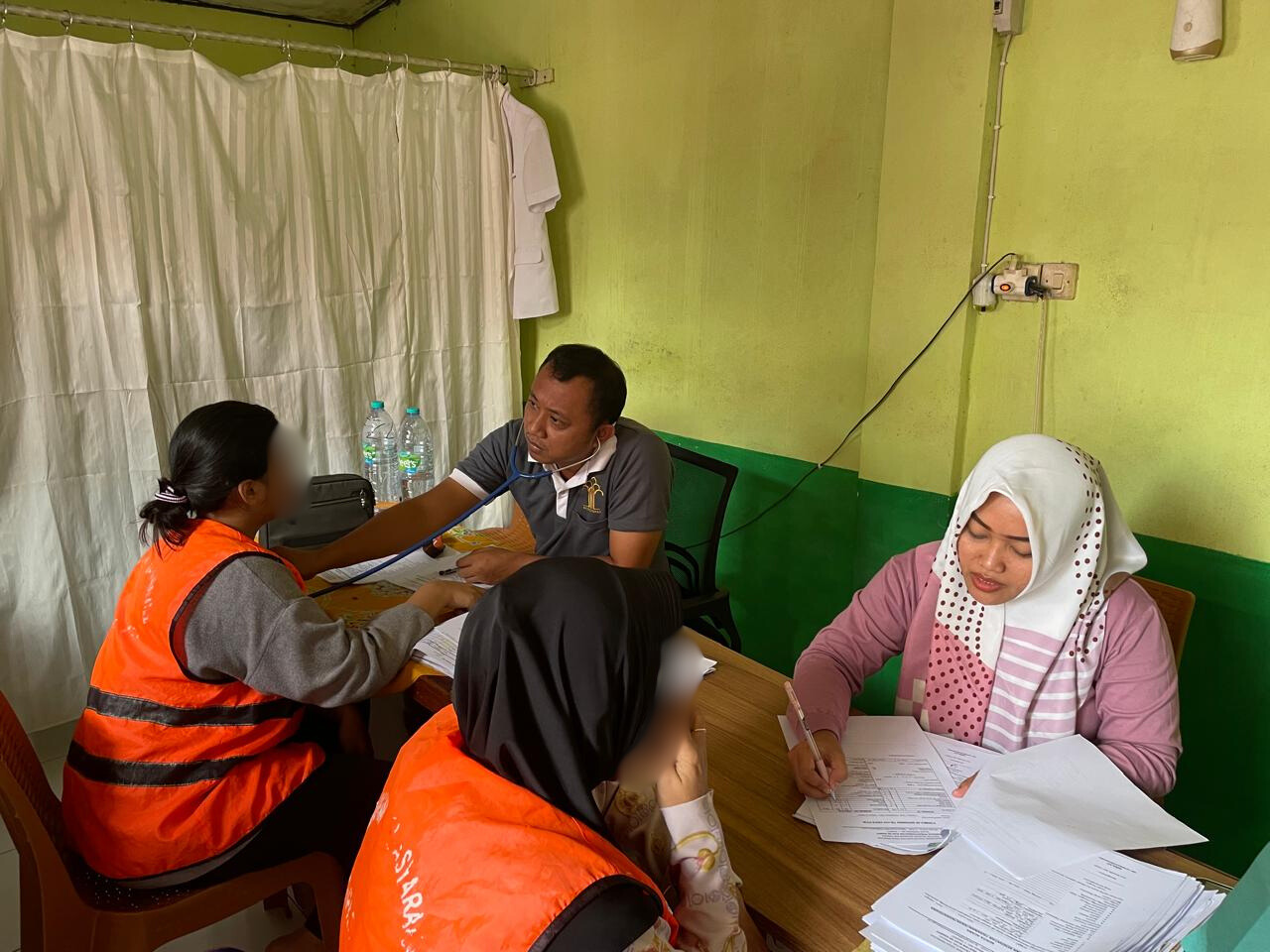 Pemeriksaan Kesehatan Terhadap 24 Tahanan Baru di Lapas Kelas IIB Sampit