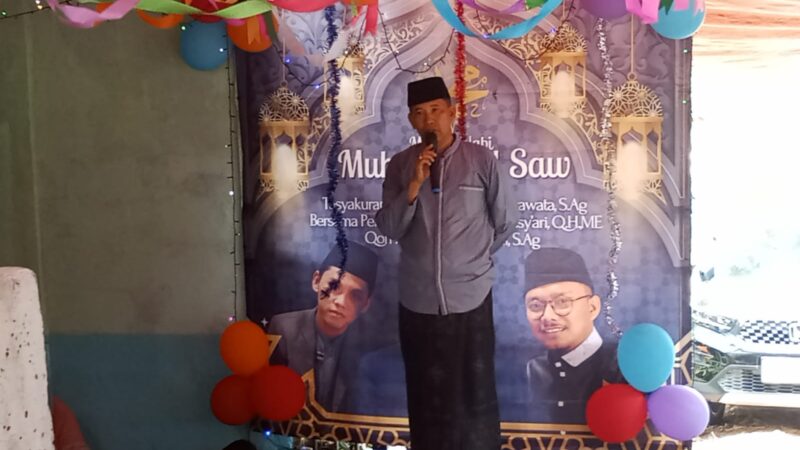 Keluarga Besar  Anggota Forum FWJ Indonesia Kab, Bogor Gelar Acara  Tasyakuran Memperingati Maulid Nabi Muhamad  SAW