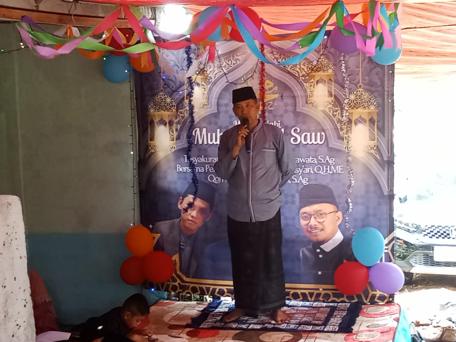 Keluarga Besar  Anggota Forum FWJ Indonesia Kab, Bogor Gelar Acara  Tasyakuran Memperingati Maulid Nabi Muhamad  SAW