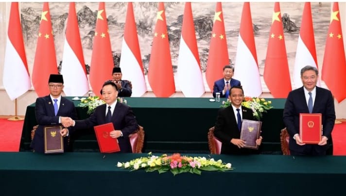 Presiden Prabowo dan Presiden Xi Saksikan Penandatanganan Sejumlah Kesepakatan Kerja Sama Indonesia-Tiongkok