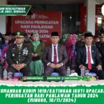 Komandan Kodim 1019/Katingan Ikuti Upacara Peringatan Hari Pahlawan Tahun 2024