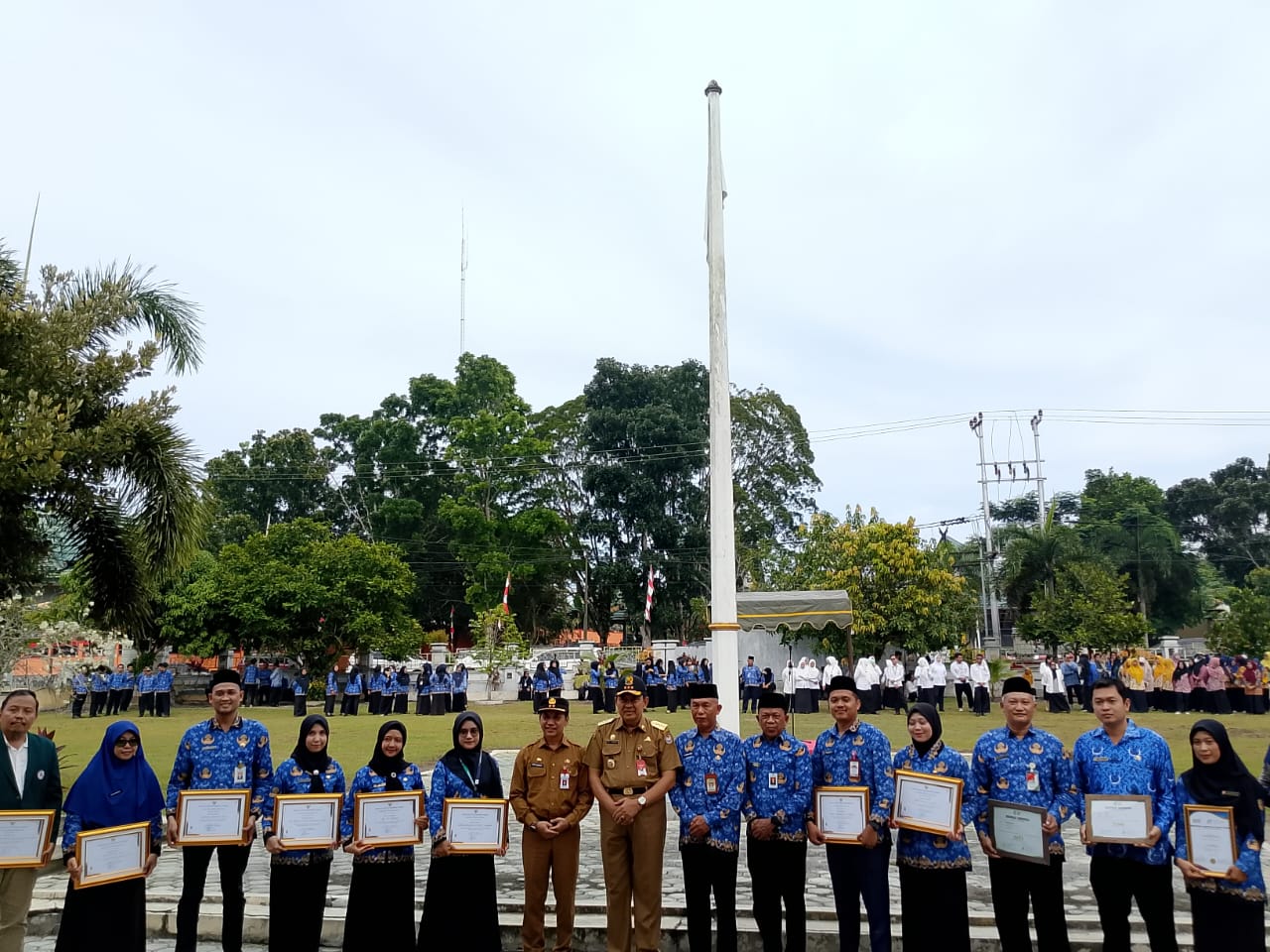 PERINGATAN HARI KESEHATAN NASIONAL ke-60, PJ BUPATI KOTAWARINGIN BARAT BACAKAN AMANAT MENTERI KESEHATAN