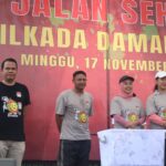 Wujudkan Pilkada Damai 2024, Dandim 1019/Katingan Hadiri Jalan Sehat