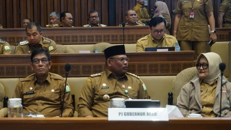 Bahas Pilkada Serentak, Pj Gubernur Aceh Penuhi Undangan Komisi II DPR RI