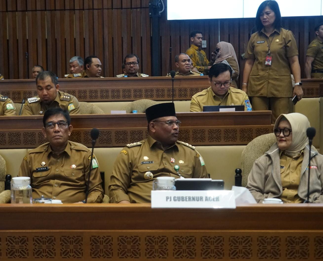 Bahas Pilkada Serentak, Pj Gubernur Aceh Penuhi Undangan Komisi II DPR RI