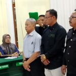 SAKSI MENGHADIRI SIDANG KE TIGA DI PENGADILAN NEGERI KOTAWARINGIN BARAT