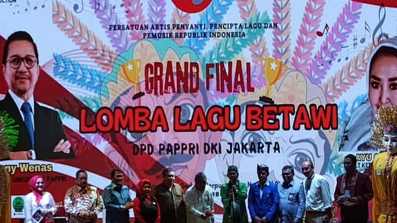 Kembangkan Budaya Indonesia, PAPPRI Gelar Lomba Lagi Betawi