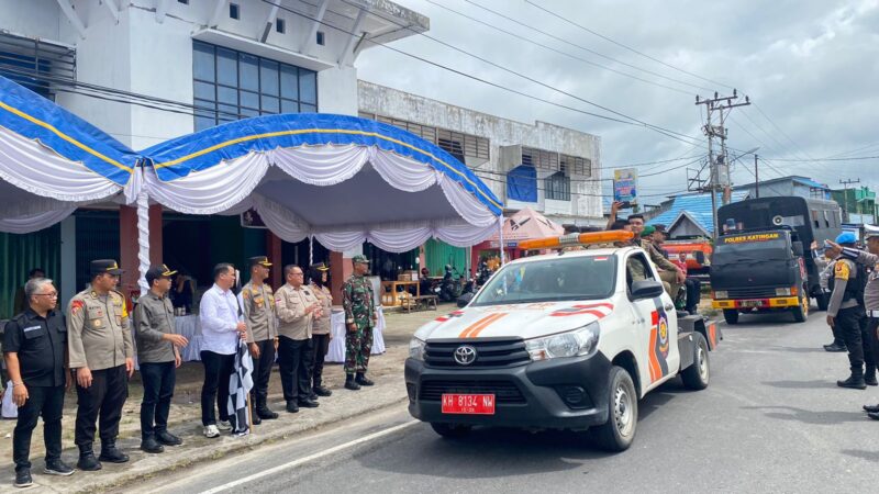 Jamin Keamanan Hasil Pemilu, Kodim 1019/Ktg Kawal Pendistribusian Logistik Pilkada 2024