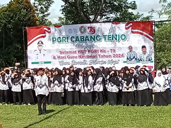 HGN Juga Memperingati Hari PGRI Ke 79 Di Kecamatan Tenjo “Guru Sangat Berpengaruh Bagi Siswa/i”.