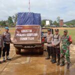 Babinsa Koramil 1019-04/KTT Kawal Pergeseran Logistik Pilkada Ke Gudang Logistik Kabupaten Katingan