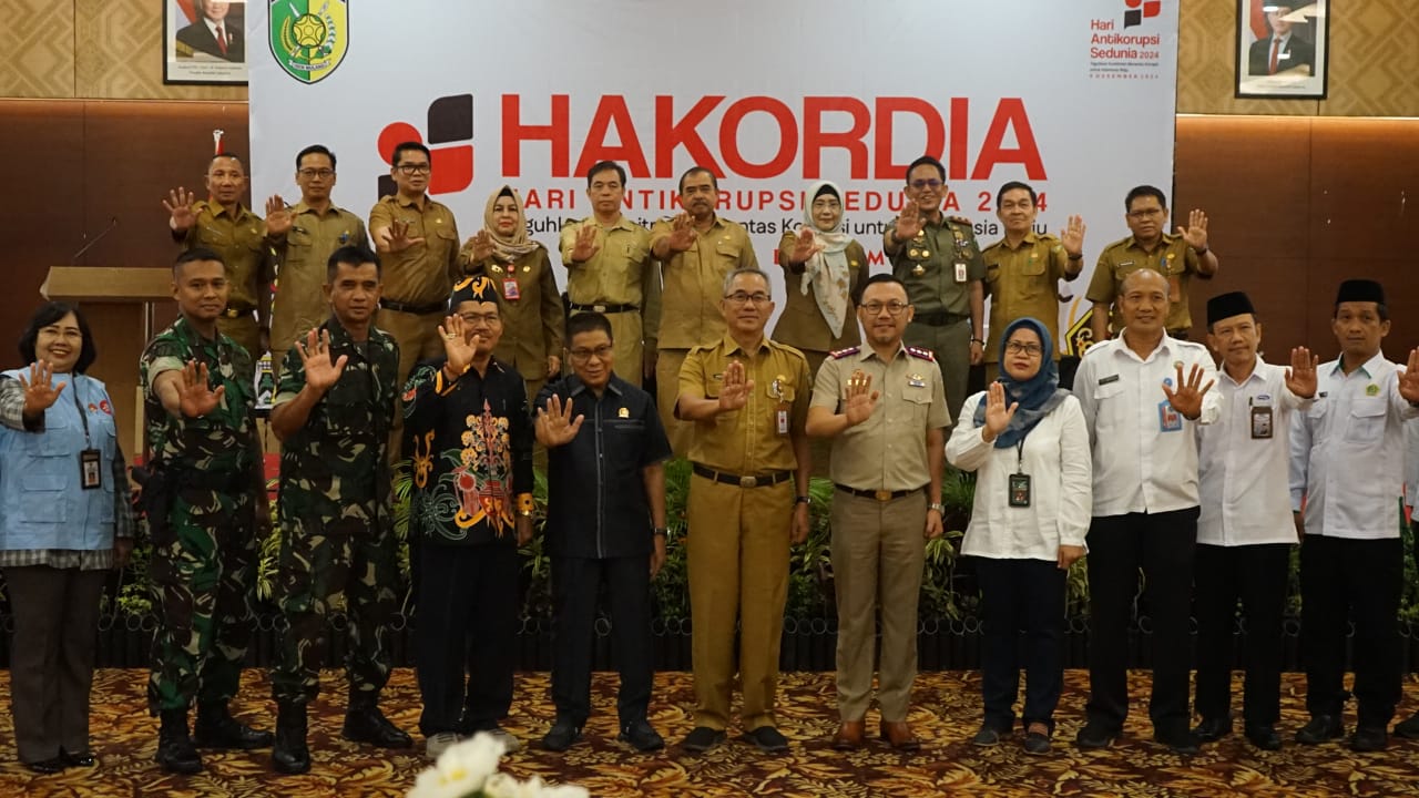 Kasdim 1016/Plk HadiriPeringatan Hari Antikorupsi Sedunia (Hakordia) Tahun 2024