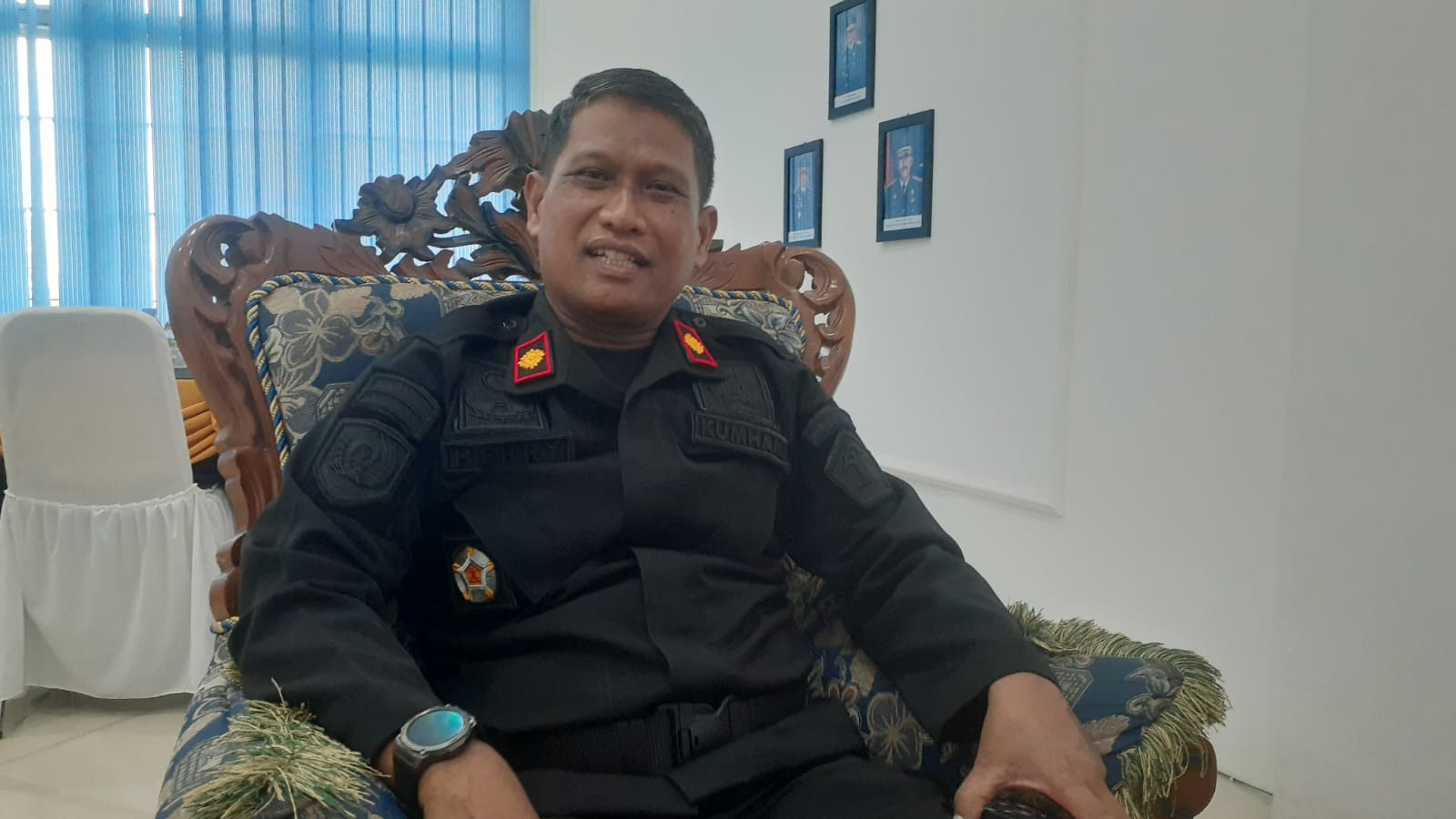KEPALA LEMBAGA PEMASYARAKATAN LAPAS KELAS IIB PANGKALAN BUN HERRY MUHAMMAD RAMDAN REMISI KHUSUS NATAL BAGI 43 NARAPIDANA