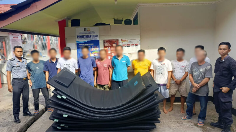 Lapas Sampit Bagikan 75 Matras untuk Warga Binaan