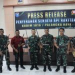 Kodim 1016/Plk Gelar Press Release Penyerahan Senjata Api Rakitan