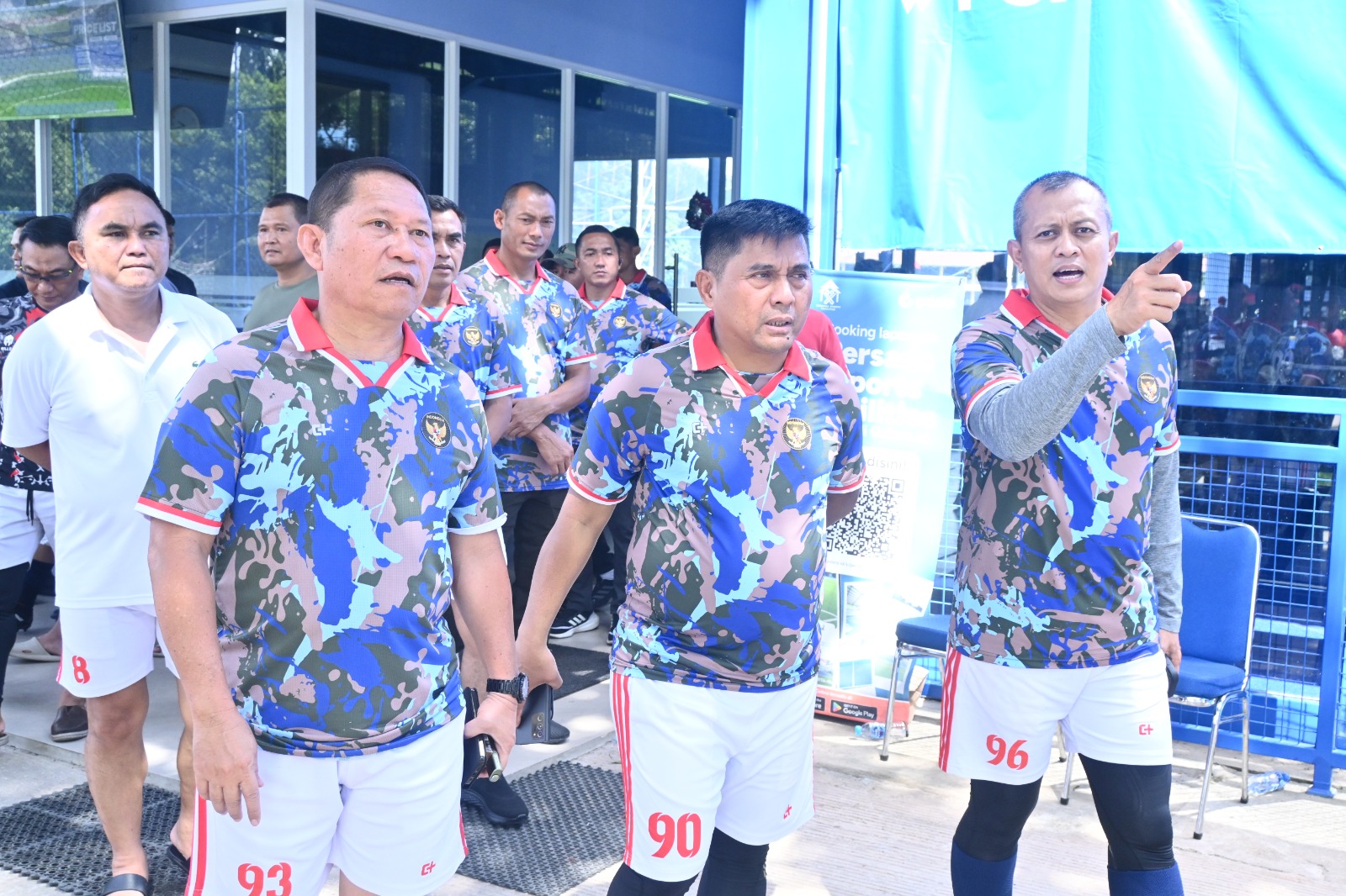 Pangkoops Udara I Ikuti Olahraga Bersama Sinergitas TNI – Polri