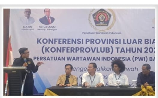 Mashudi Terpilih Aklamasi salaku Ketua PWI Provinsi Banten.